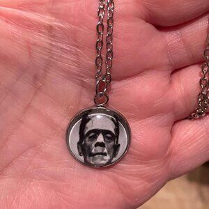 Frankenstein Charm Necklace